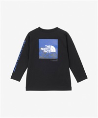 THE NORTH FACE ザ・ノース・フェイス Tシャツ キッズ 長袖 ロンT バックプリント トドラーロングスリーブスリーブグラフィックティー NTT32537