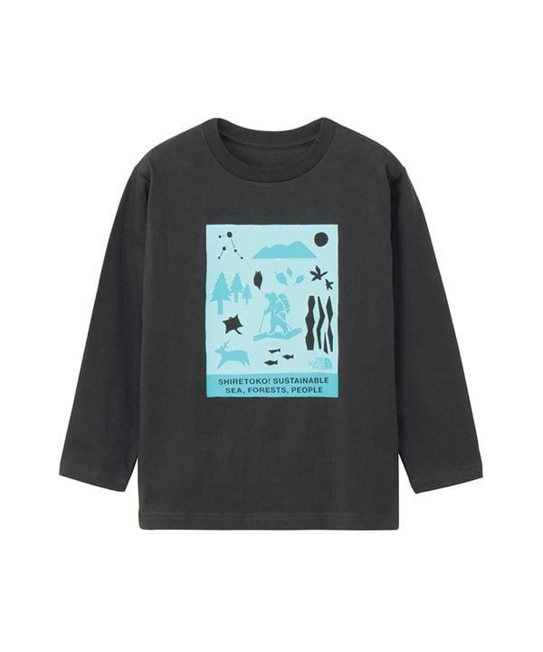 THE NORTH FACE ザ・ノース・フェイス 長袖 Tシャツ ロンT キッズ 子供 知床さん L S SHIRETOKO T NTT82530ST