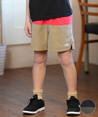 THE NORTH FACE ザ・ノース・フェイス 水着 海パン トランクス サーフパンツ キッズ ジュニア 子供 水陸両用 UVカット NBJ42561(K-130cm)