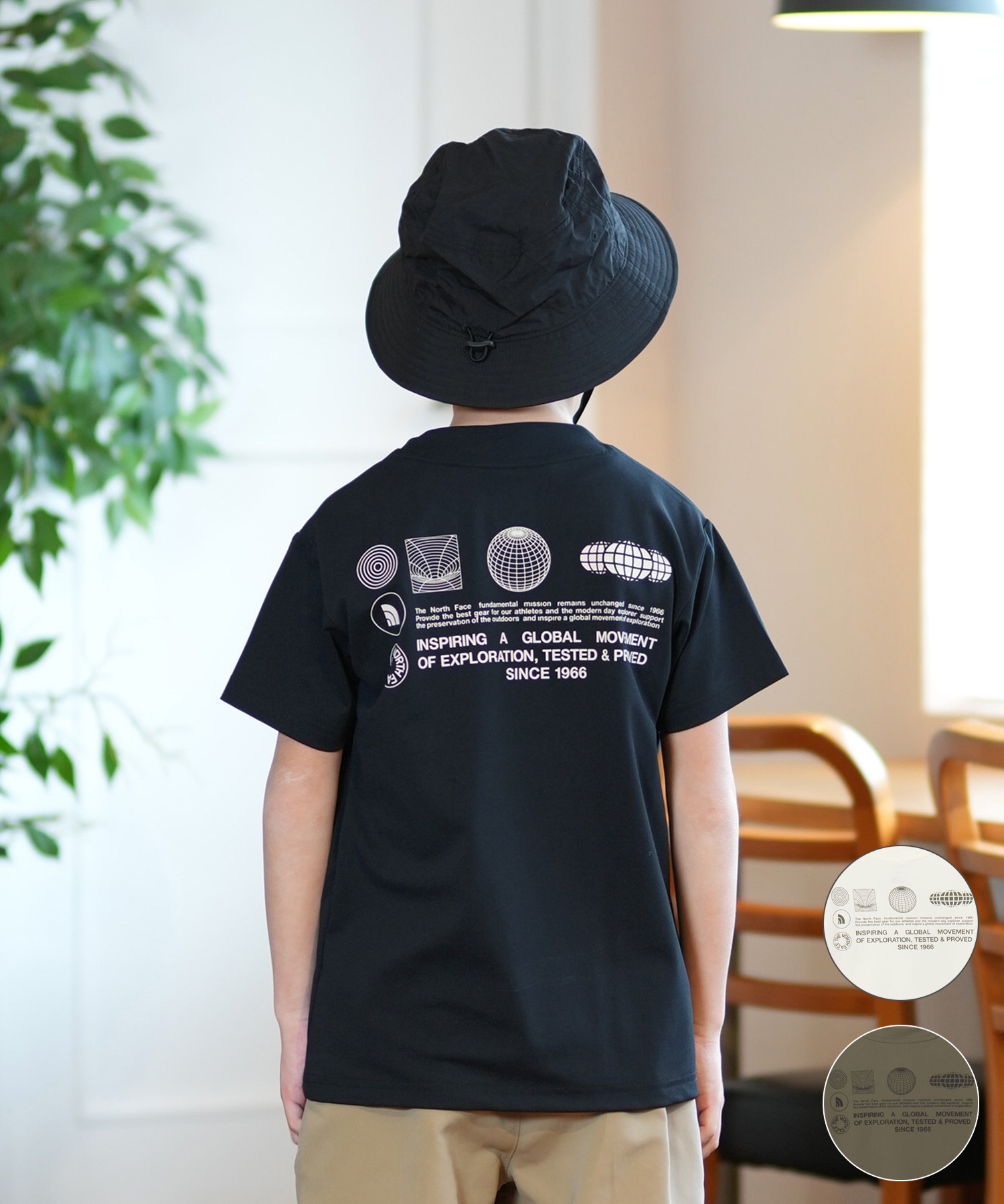 THE NORTH FACE ザ・ノース・フェイス 水着 ラッシュガード 半袖 Tシャツ キッズ ジュニア 子供 水陸両用 UVカット NTJ12563(WD-130cm)