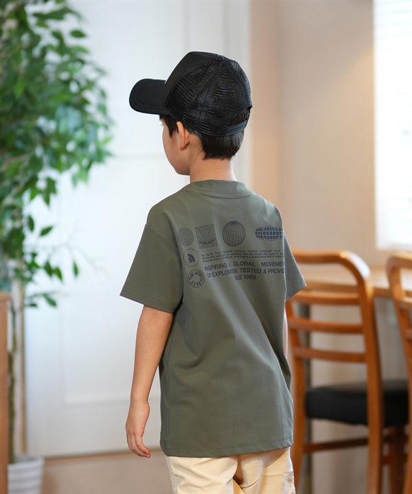 THE NORTH FACE ザ・ノース・フェイス 水着 ラッシュガード 半袖 Tシャツ キッズ ジュニア 子供 水陸両用 UVカット NTJ12563