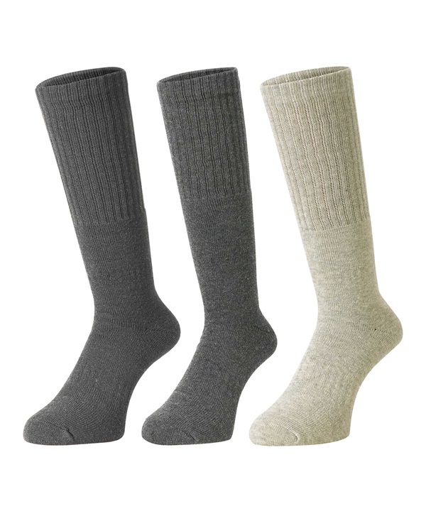 north peak ノースピーク MINE マイン ソックス 3足組 スノーボード 靴下 ユニセックス ムラサキスポーツ 25-26モデル