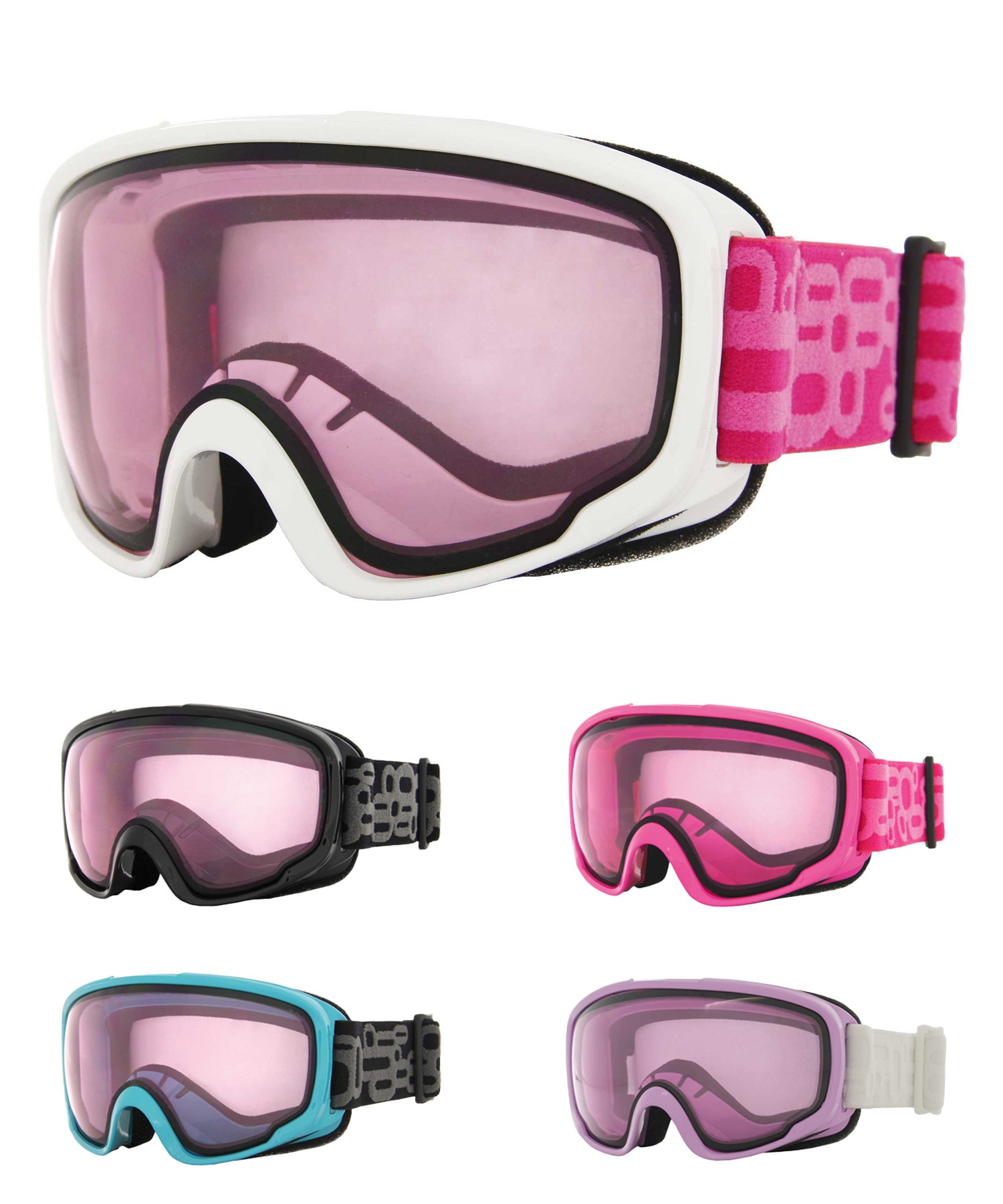 northpeak ノースピーク JUNIOR GOOGLES ジュニア スノーボード ゴーグル キッズ ムラサキスポーツ 25-26モデル MX I11 【2526】(PK-F)