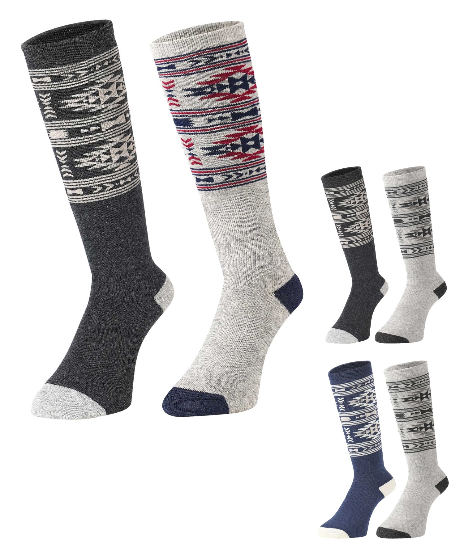 northpeak ノースピーク MINE LONG JUNIOR SOCKS ジュニア ソックス スノーボード キッズ ムラサキスポーツ 25-26モデル MX I11 【2526】(CH/GY1-16)