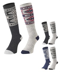 northpeak ノースピーク MINE LONG JUNIOR SOCKS ジュニア ソックス スノーボード キッズ ムラサキスポーツ 25-26モデル MX I11 【2526】(CH/GY1-16)