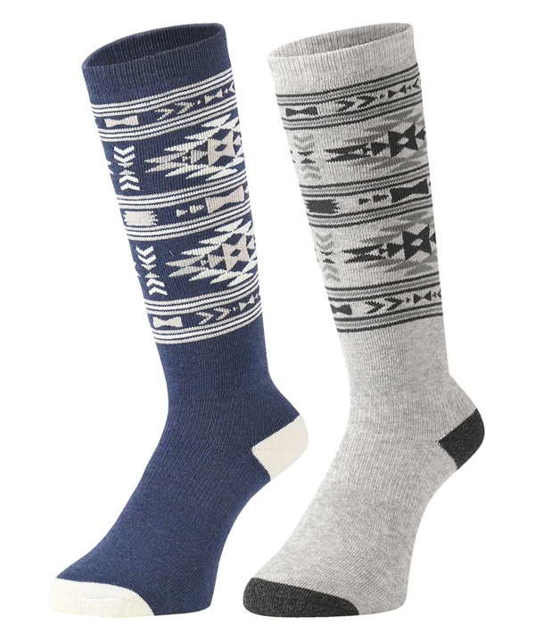 northpeak ノースピーク MINE LONG JUNIOR SOCKS ジュニア ソックス スノーボード キッズ ムラサキスポーツ 25-26モデル MX I11 【2526】