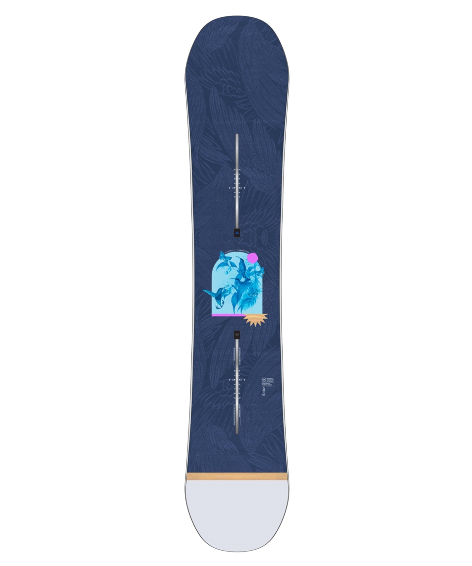2526】BURTON バートン スノーボード 板 レディース Yeasayer ムラサキ