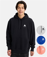 BURTON バートン Mountain Pullover Hoodie スノーボード ウェア インナー ユニセックス フーディー パーカー 25-26モデル 【2526】(TRUEBLACK-XXS)