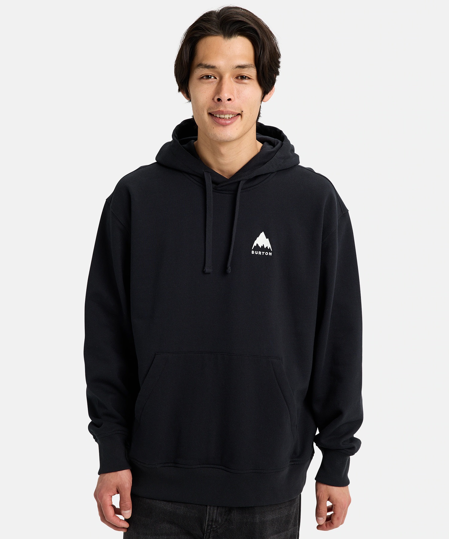 BURTON バートン Mountain Pullover Hoodie スノーボード ウェア インナー ユニセックス フーディー パーカー 25-26モデル 【2526】(TRUEBLACK-XXS)