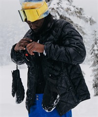 BURTON バートン エーケー Men's [ak] Baker Ultralight Down Jacket スノーボード ウェア インナー メンズ 25-26モデル 【2526】(TRUEBLACK-XS)