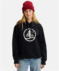 BURTON バートン Family Tree Pullover Hoodie スノーボード ウェア インナー ユニセックス フーディー パーカー 25-26モデル 【2526】(TRUEBLACK-XXS)