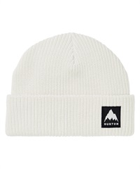 BURTON バートン Recycled VT Beanie スノーボード ビーニー ニット帽 ユニセックス ムラサキスポーツ 25-26モデル MM E22 【2526】(STOUTWHITE-ONESIZE)