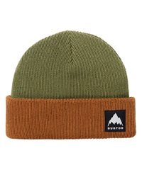 BURTON バートン Recycled VT Beanie スノーボード ビーニー ニット帽 ユニセックス ムラサキスポーツ 25-26モデル MM E22 【2526】(FORESTMOSSCHESTNUTBROWN-ONESIZE)