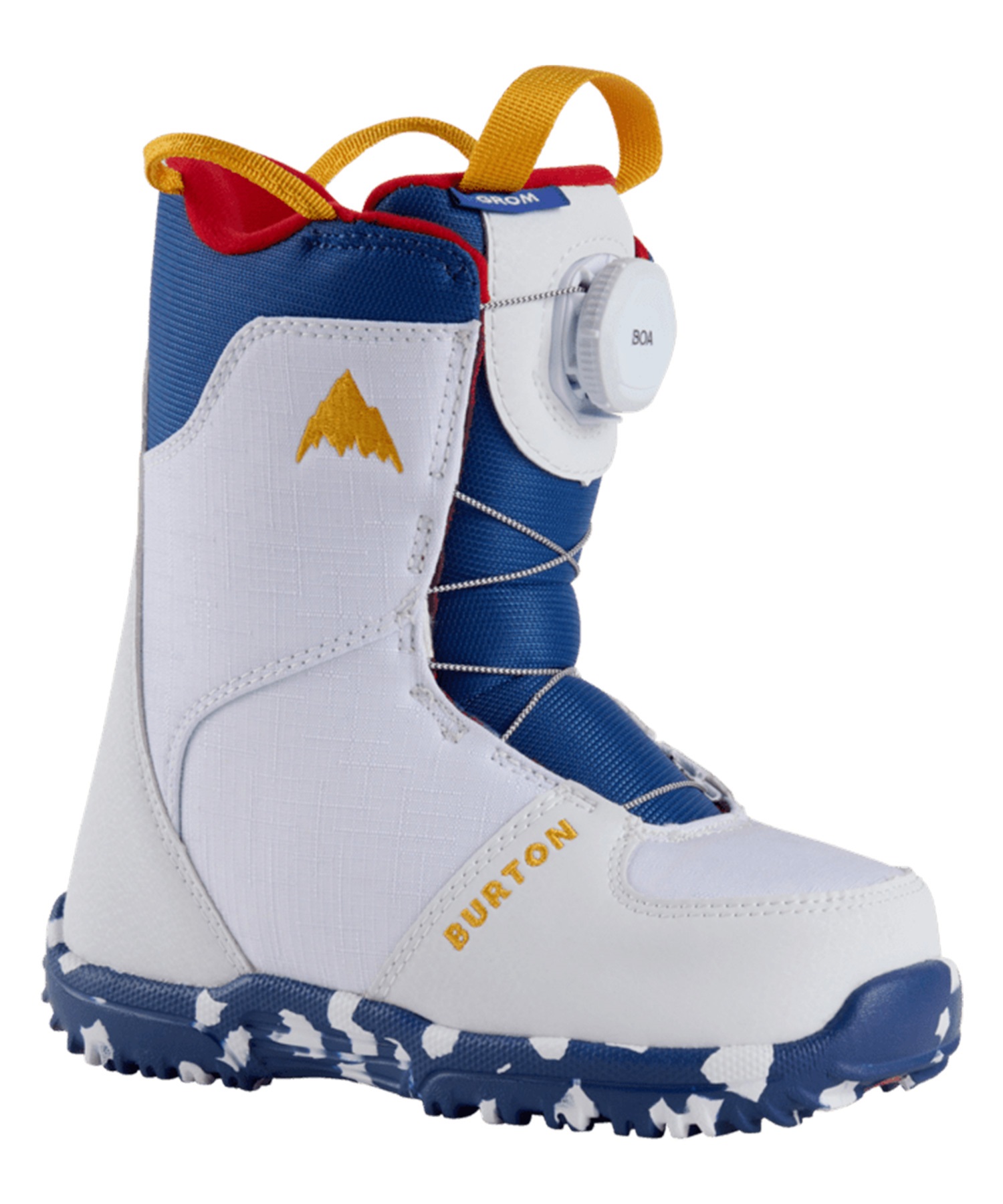 BURTON バートン スノーボード ブーツ キッズ Kids' Grom BOA ムラサキスポーツ 25-26モデル MM G4(WHITE-11C(17.5cm))