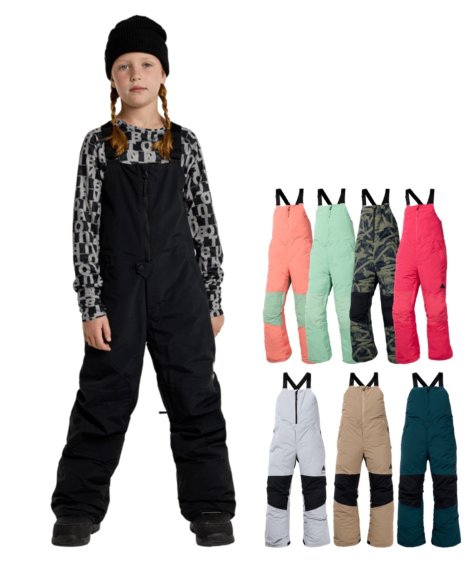 Burton キッズ スカイラー2L ビブパンツ M True Black 【公式通販】