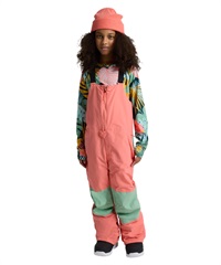 BURTON バートン Kids' Skylar 2L Bib Pants ビブパンツ スノーボード ウェア パンツ キッズ 25-26モデル MM G18 【2526】(PEACHECHO-XS)
