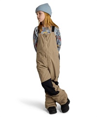 BURTON バートン Kids' Skylar 2L Bib Pants ビブパンツ スノーボード ウェア パンツ キッズ 25-26モデル MM G18 【2526】(SUMMITTAUPE-XS)