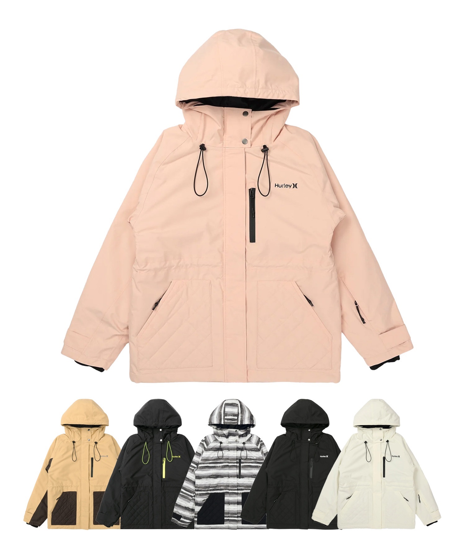 HURLEY ハーレー INSULATION DRAW CORD SNOW JACKET WSJK252039