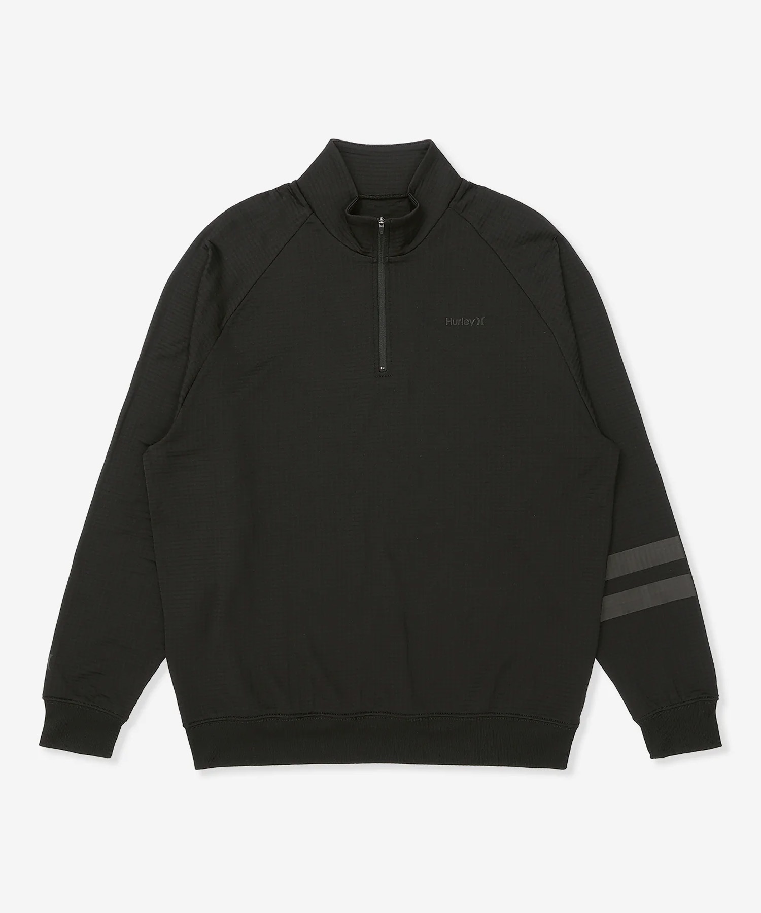 HURLEY ハーレー PHANTOM WAFFLE INNER MSWI252088 スノーボード インナーウェア ハーフジップ トレーナー ユニセックス ムラサキスポーツ 25-26モデル(BLK-M)