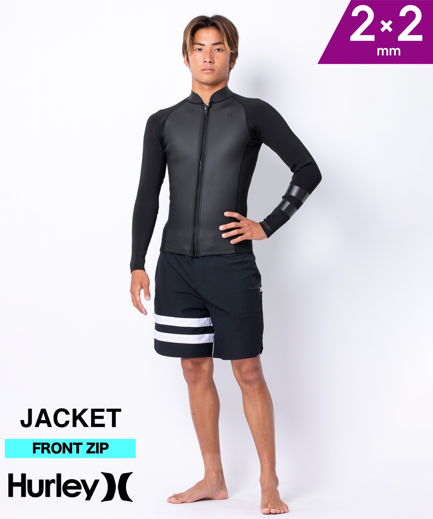 楽天市場】2024 HURLEY ADVANTAGE PLUS ZIP JACKET MZFZJK24