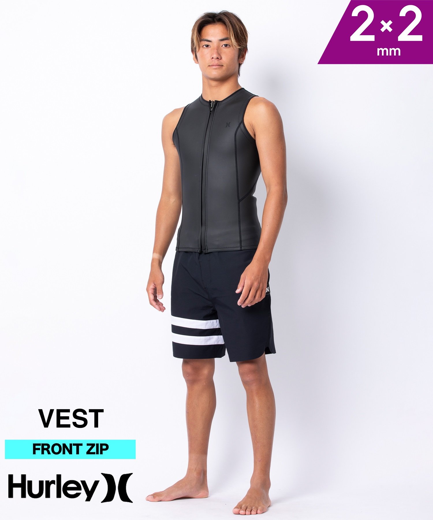 Hurley ハーレー ICON 2mm VEST MZVSIC25 メンズ ウェットスーツ