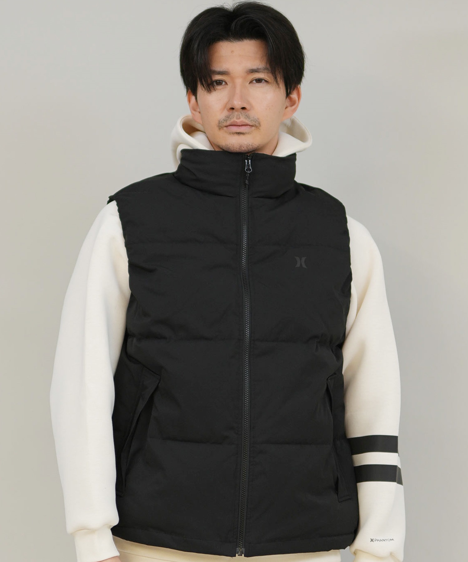 Hurley ハーレー ベスト メンズ オーバーサイズ PHANTOM PUFFER VEST MUJK252056(BLK-M)