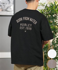 Hurley ハーレー 半袖 Tシャツ メンズ バックプリント オーバーサイズ COLLEGE OVRSZD SS TEE MCSS251055(WHT-S)