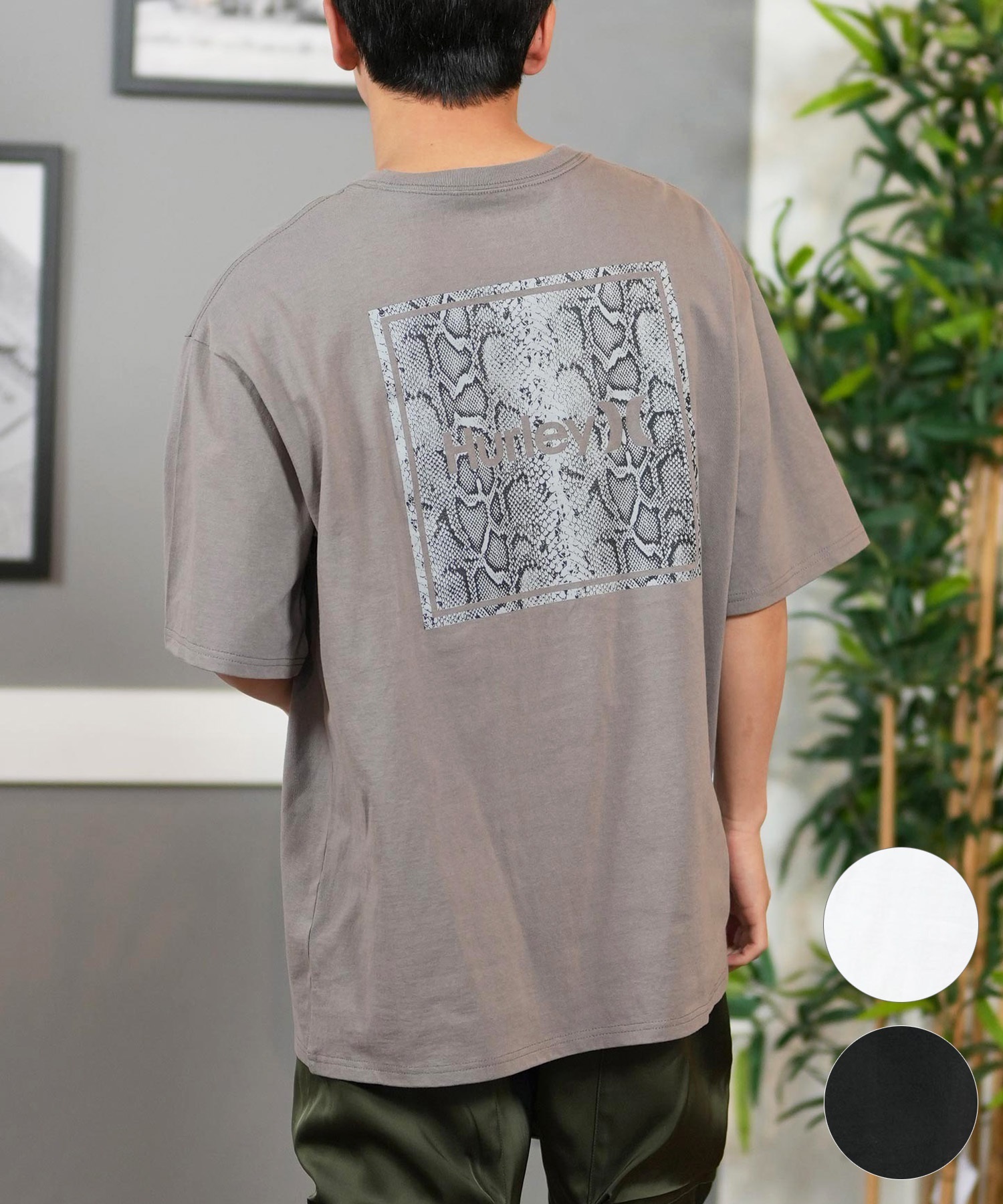 Hurley ハーレー 半袖 Tシャツ メンズ バックプリント オーバーサイズ