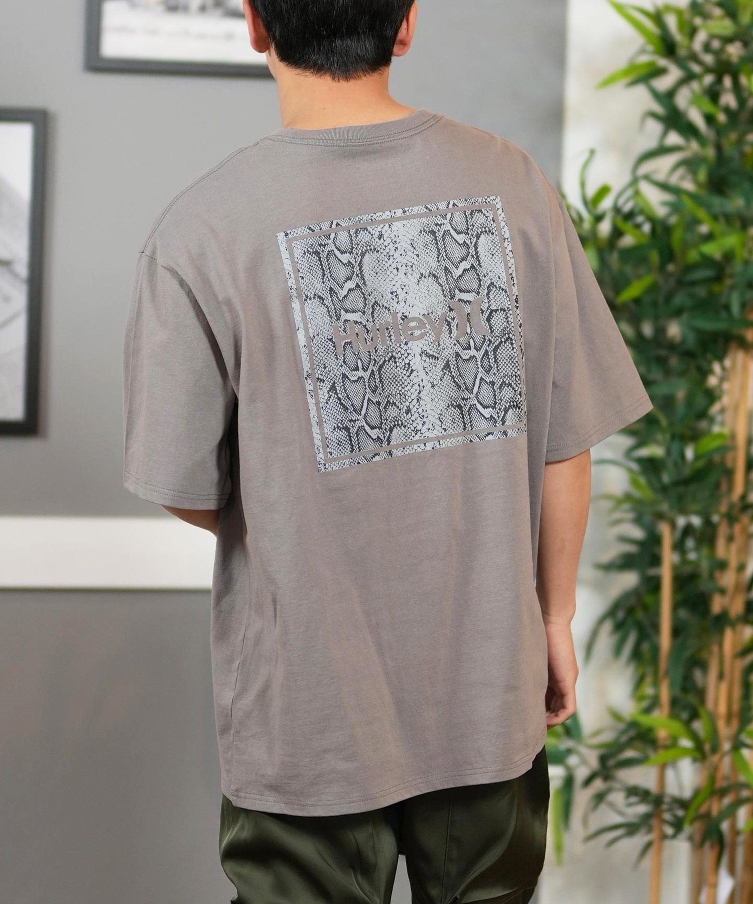 Hurley ハーレー 半袖 Tシャツ メンズ バックプリント オーバーサイズ