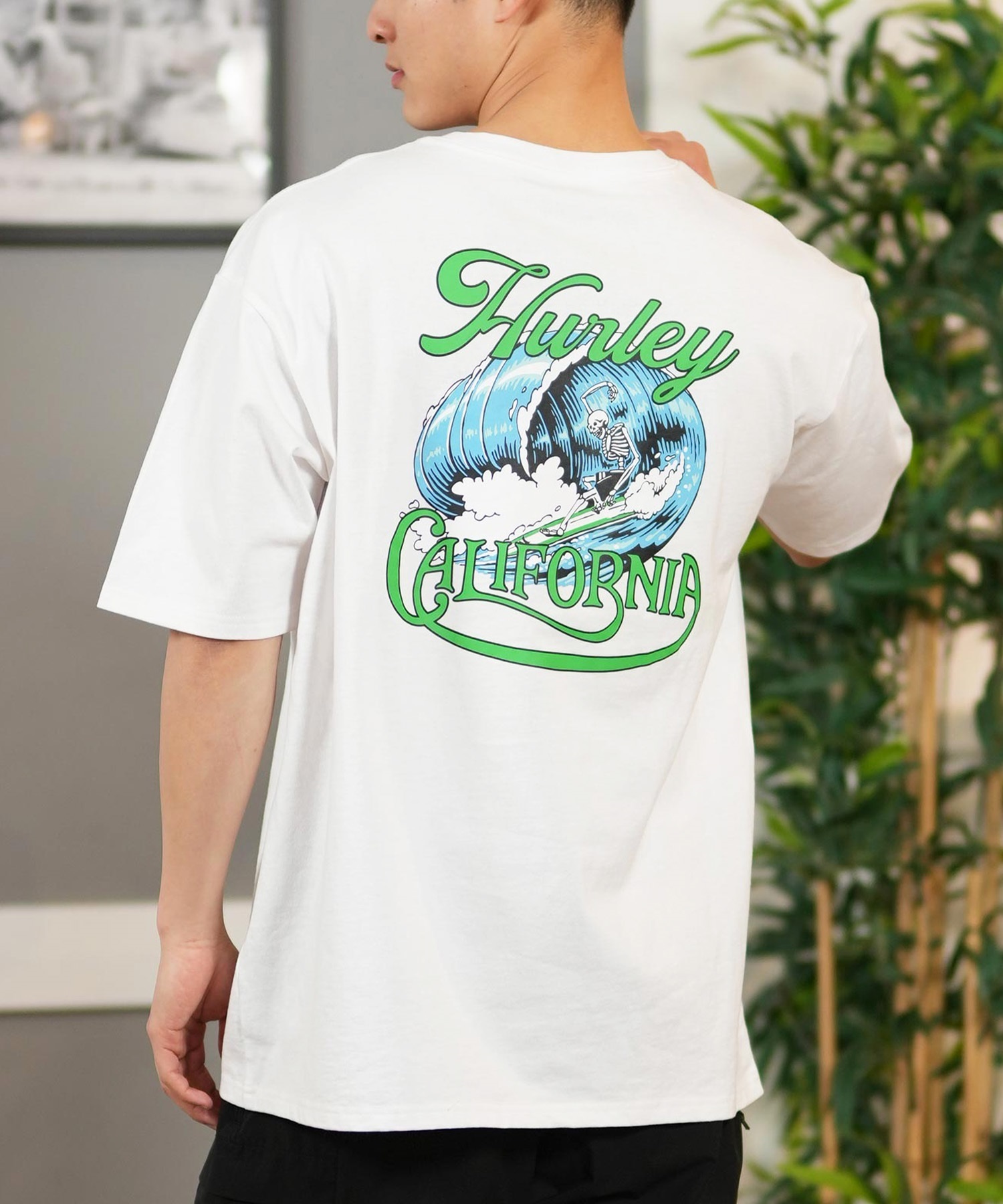 Hurley ハーレー 半袖 Tシャツ メンズ バックプリント オーバー