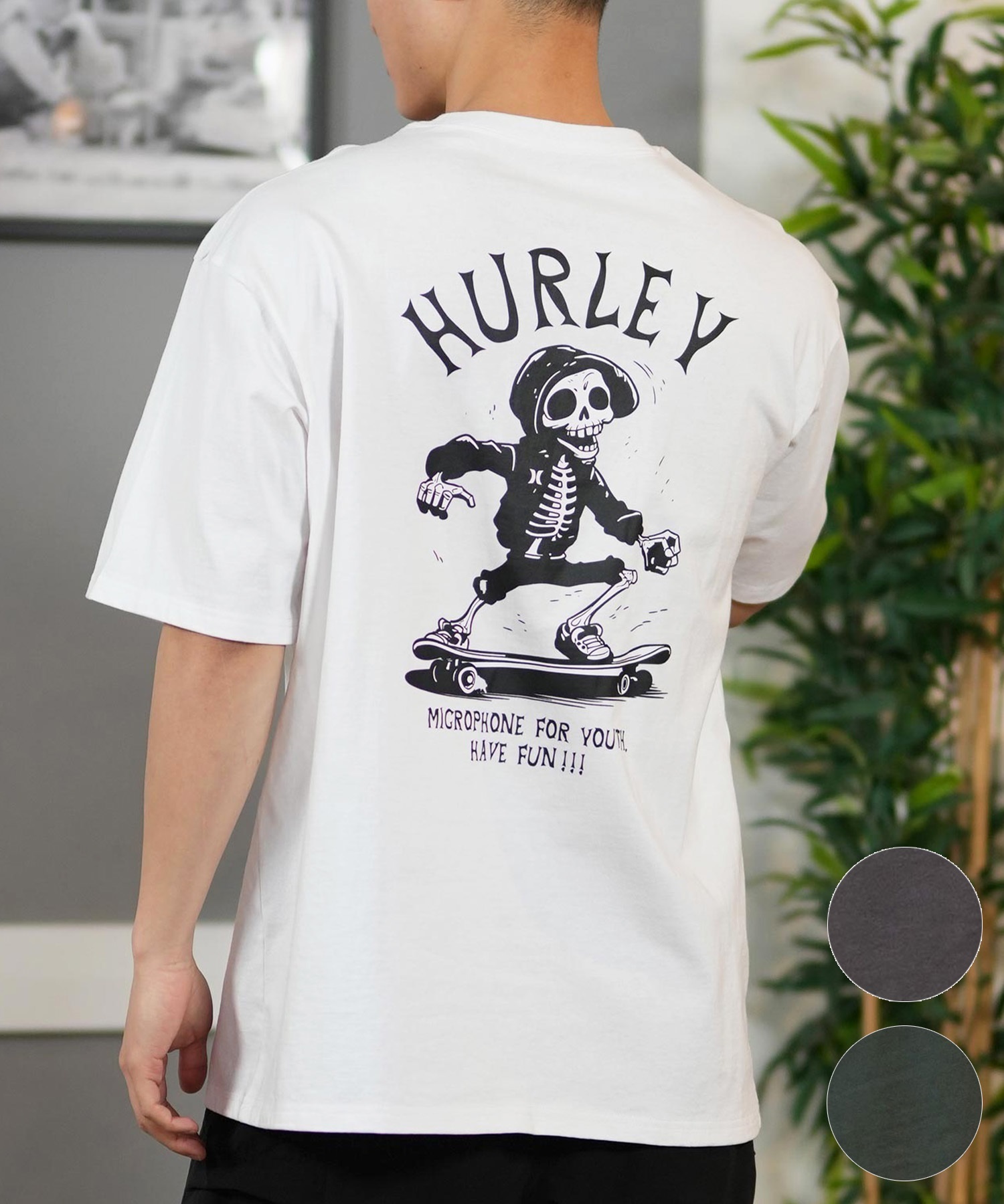 Hurley ハーレー 半袖 Tシャツ メンズ バックプリント オーバーサイズ