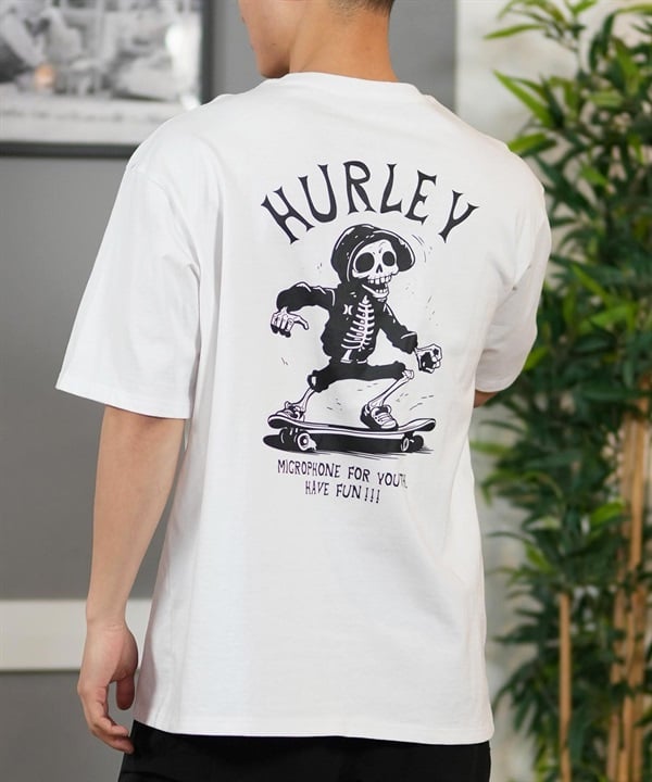 Hurley ハーレー 半袖 Tシャツ メンズ バックプリント オーバーサイズ SKULL SKATER OVS SS TEE MCSS251061