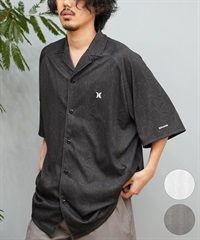Hurley ハーレー 半袖 シャツ メンズ パイソン柄 オーバーサイズ UVカット MUWV251020