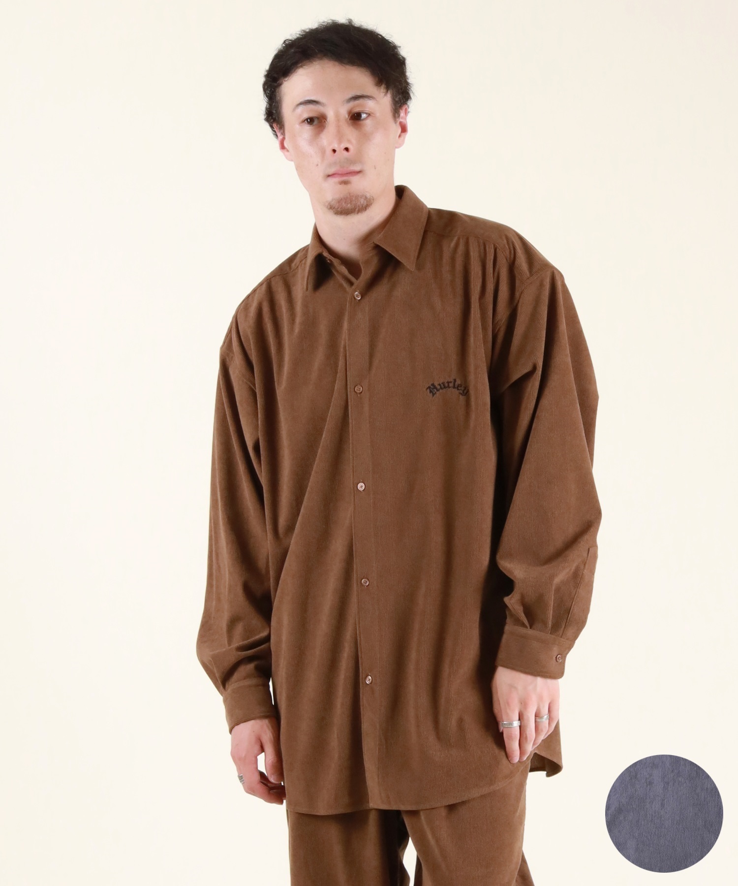 Hurley ハーレー 長袖 シャツ メンズ コーデュロイ MCWV252045 ロング