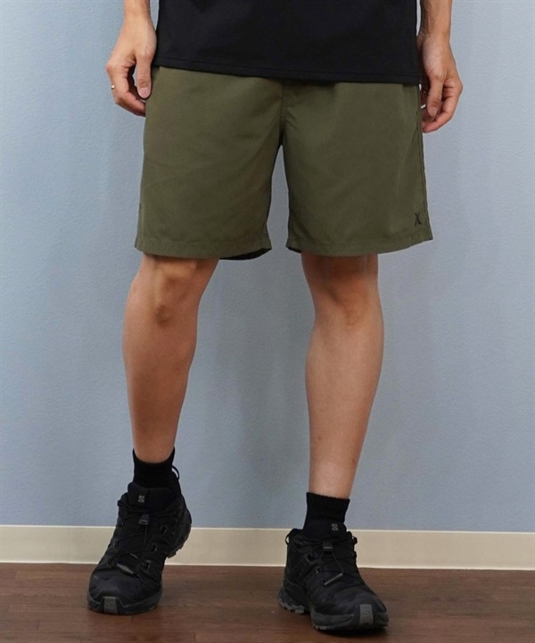 Hurley ハーレー 水着 海パン トランクス サーフパンツ メンズ 水陸両用 ワンポイントロゴ シンプル MBS07916