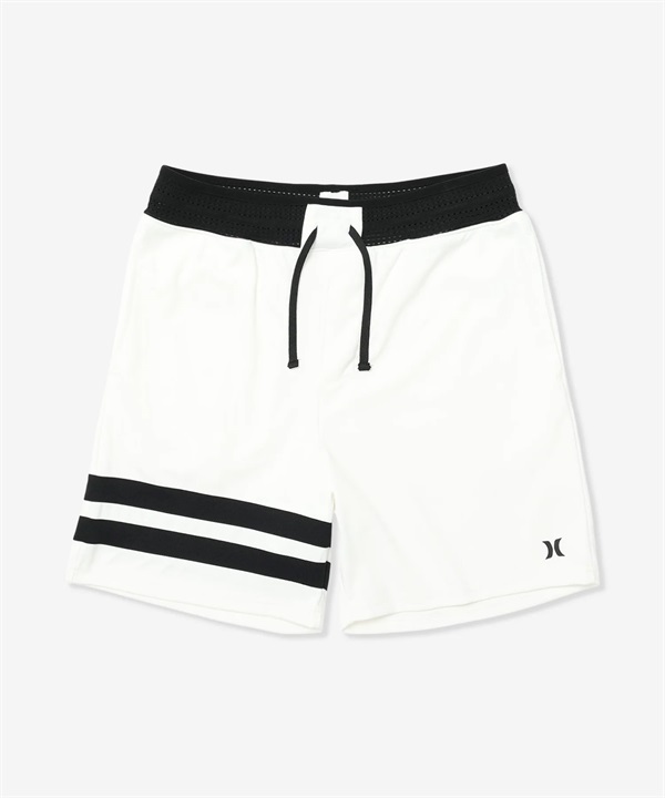 Hurley ハーレー 水着 海パン トランクス サーフパンツ メンズ ボードショーツ ロゴ ライン 水陸両用 吸水速乾 UVカット 18インチ MUWS251018