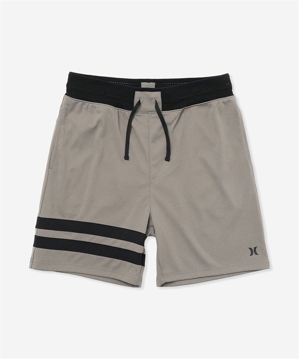 Hurley ハーレー 水着 海パン トランクス サーフパンツ メンズ ボードショーツ ロゴ ライン 水陸両用 吸水速乾 UVカット 18インチ MUWS251018