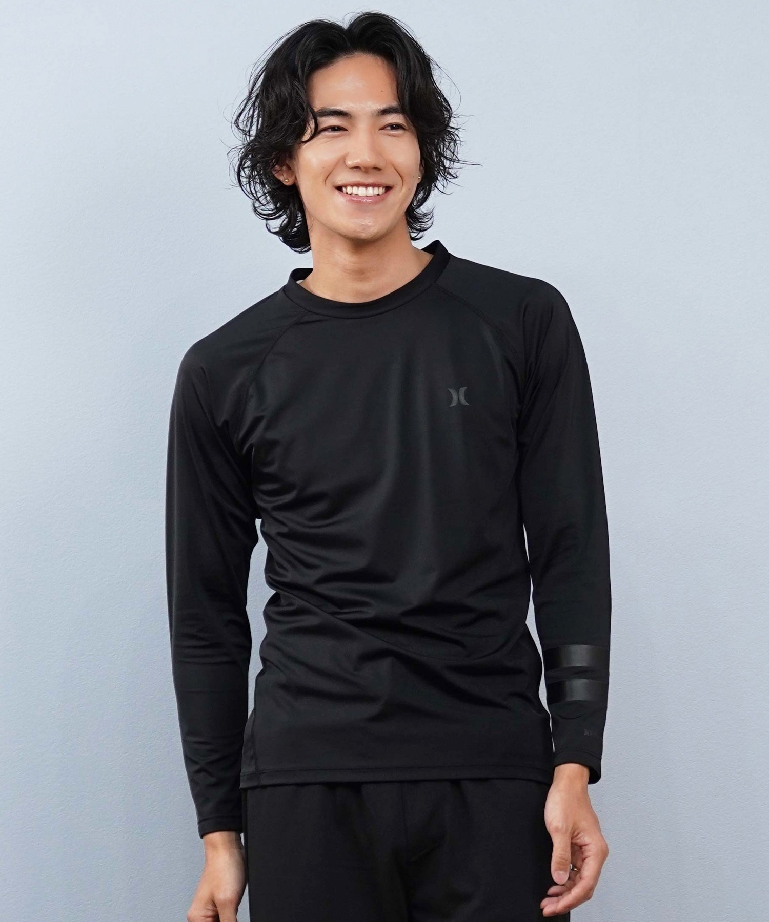 Hurley ハーレー 水着 ラッシュガード 長袖 Tシャツ ロンT メンズ UV