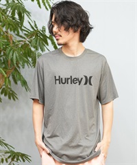 Hurley ハーレー 水着 ラッシュガード 半袖 Tシャツ メンズ 水陸両用 UVカット ロゴ MSRG251006(CGHT-S)