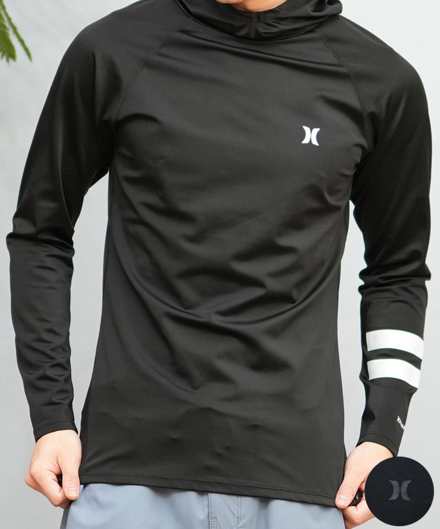 Hurley ハーレー 水着 ラッシュガード 長袖 Tシャツ ロンT メンズ UV