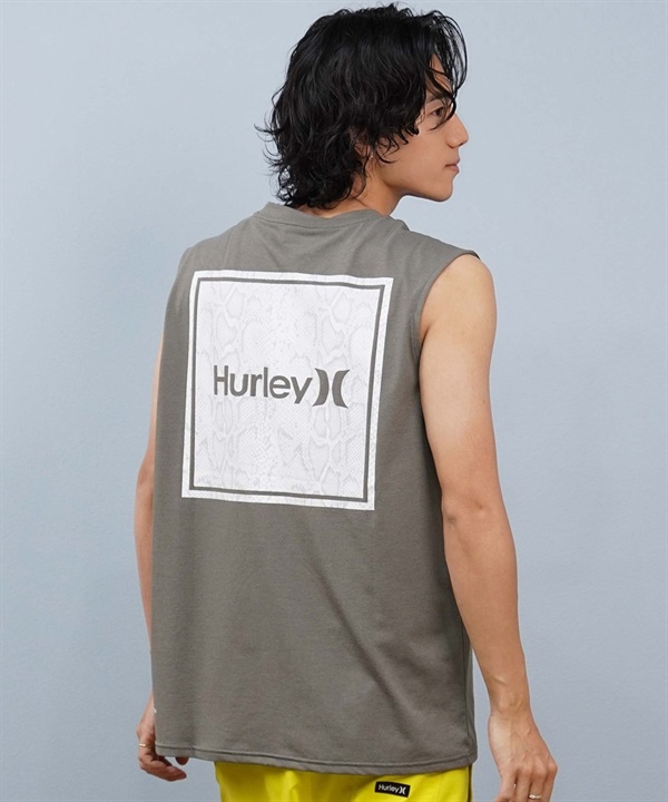 Hurley ハーレー 水着 ラッシュガード タンクトップ メンズ UVカット バックプリント ロゴ MUSL251082
