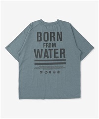 Hurley ハーレー ラッシュガード 半袖 メンズ Tシャツ バックプリント オーバーサイズ 水陸両用 UVカット MUSS251030(PRB-M)