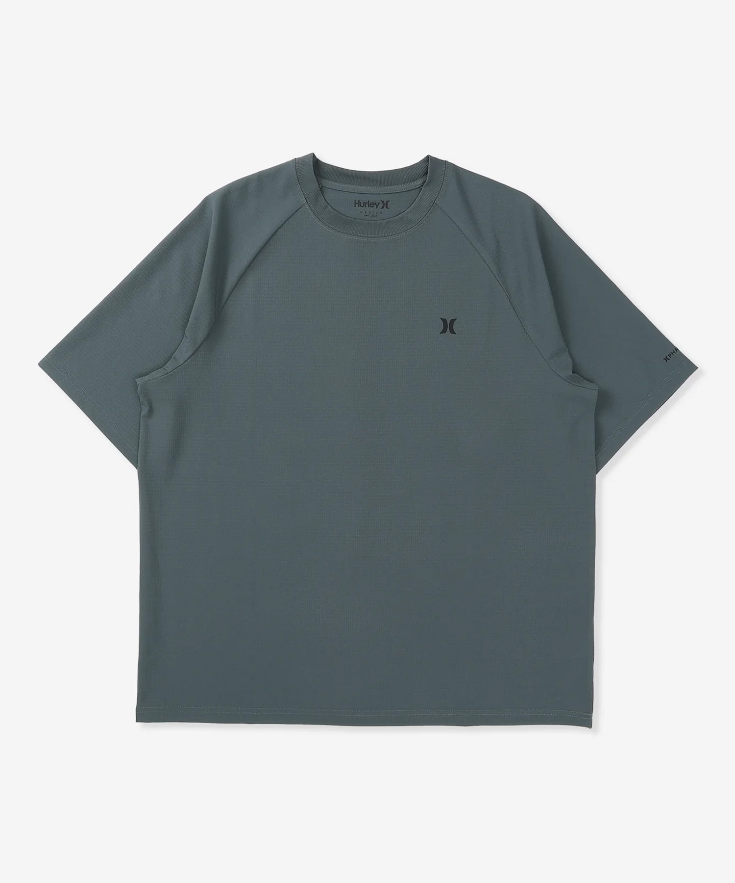 Hurley ハーレー 水着 ラッシュガード 半袖 Tシャツ メンズ ワンポイント ロゴ 水陸両用 撥水 吸水速乾 MUSS251089(PRB-M)