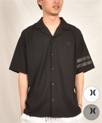 Hurley ハーレー 水着 ラッシュガード 半袖 シャツ メンズ ワンポイント ロゴ 水陸両用 撥水 吸水速乾 MUWV251091