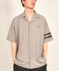 Hurley ハーレー 水着 ラッシュガード 半袖 シャツ メンズ ワンポイント ロゴ 水陸両用 撥水 吸水速乾 MUWV251091