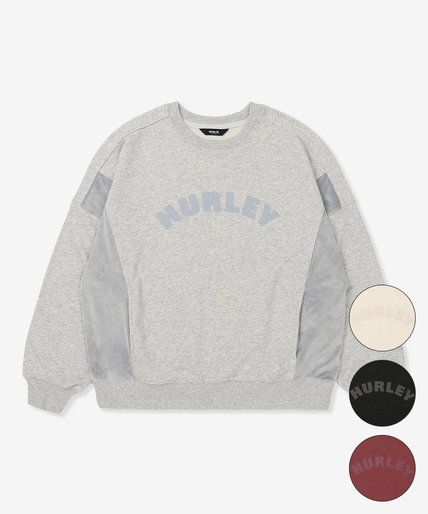 Hurley ハーレー トレーナー スウェット レディース クルーネック ロゴ 