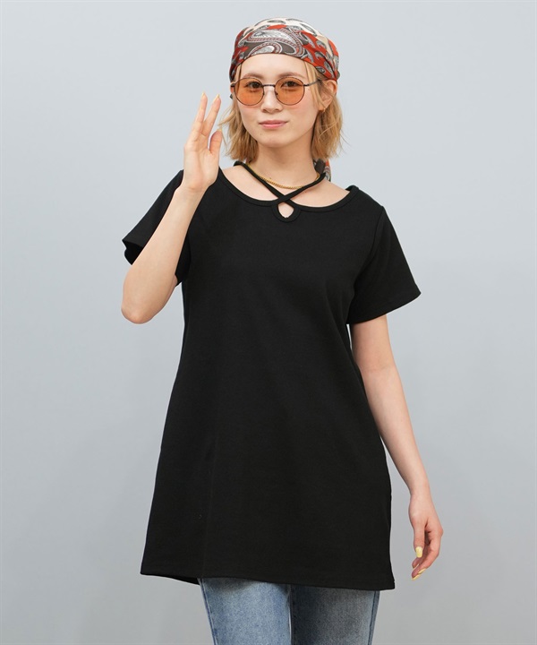 Hurley ハーレー ワンピース レディース ミニ丈 RIB STRING DRESS WCDR251060