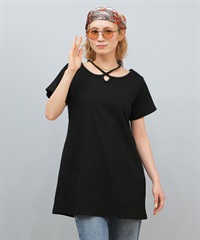 Hurley ハーレー ワンピース レディース ミニ丈 RIB STRING DRESS WCDR251060(BLK-S)