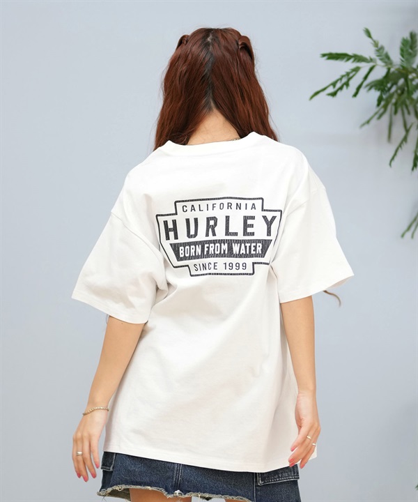 Hurley ハーレー 半袖 Tシャツ レディース ロゴ バックプリント BACK EMBLEM SHORTSLEEVE TEE WCSS251053