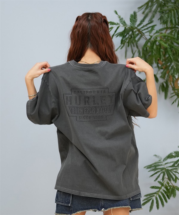 Hurley ハーレー 半袖 Tシャツ レディース ロゴ バックプリント BACK EMBLEM SHORTSLEEVE TEE WCSS251053